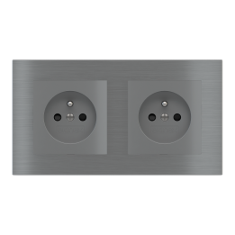 Ekinex plāksne 20venti 87x158 mm titāns metāls EK-D2P-GBS