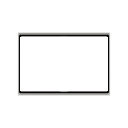 Ekinex plāksne FF 86x126 mm sudrabs plastmasa EK-FOR-GAG