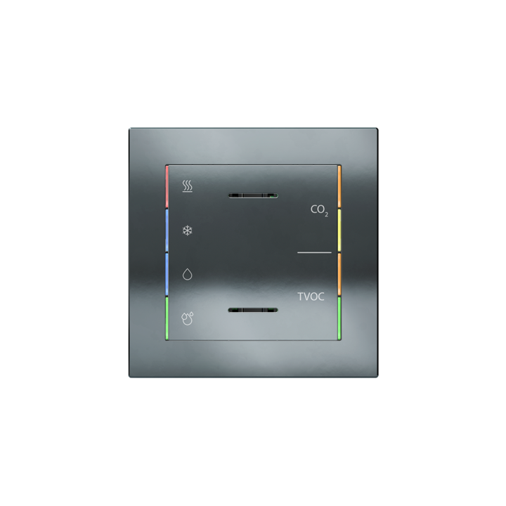 Ekinex накладка 71 60x60 mm черный металл EK-T1Q-CBM-ES2