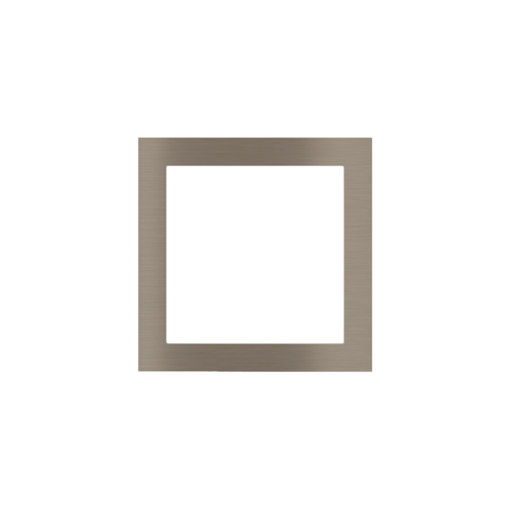 Square Plate 71 (Form/Flank/NF) (80x80) 1 window (60x60) Metal Nickel