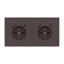 Ekinex накладка Form/Flank/NF 80x151 mm Cocoa Orinoco Fenix NTM EK-P2P-FCC