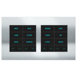 Ekinex накладка 20venti 98x168 mm хром металл EK-S2S-CRO