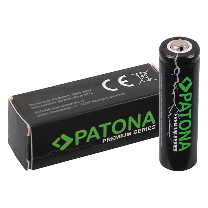 Patona PT6519 14500 Li-ion 800mAh 3.7V Rechargeable Battery