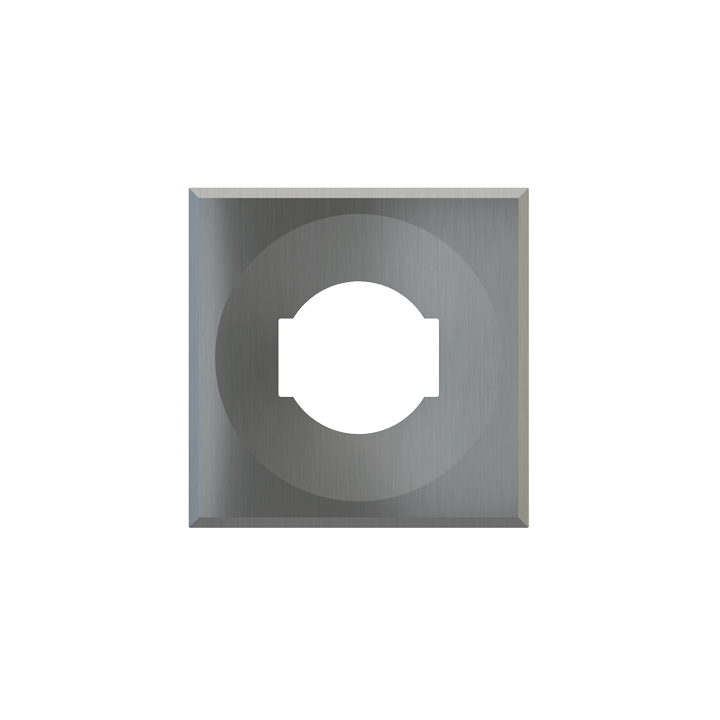 Square magnetic plate for IT UNEL power socket ERA series Metal Quantum Carbon