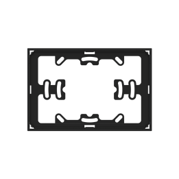 Package 1 pcs. black adapter for NF rectangular plate