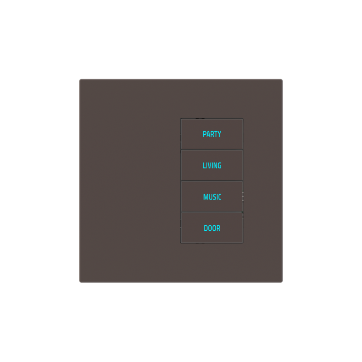Ekinex накладка 20venti 98x98 mm Cocoa Orinoco Fenix NTM EK-SQT-FCC