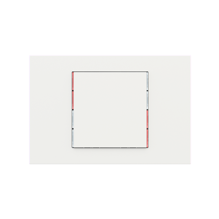 kit 1 rocker 71 serie Square (60X60) Fenix NTM White Malè