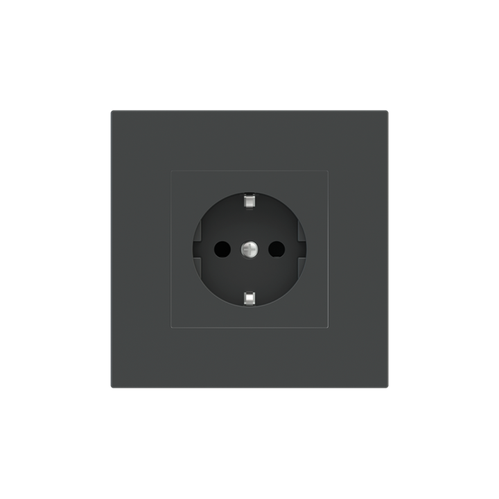 Ekinex накладка 20venti 98x98 mm серый Fenix NTM EK-SQG-FGB