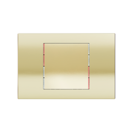Ekinex накладка 71 60x60 mm Champagne металл EK-T1Q-CHA