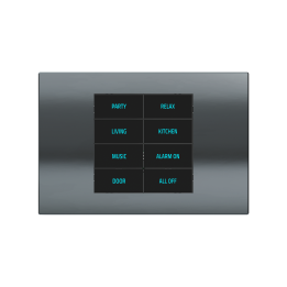 Ekinex plāksne 20venti 87x128 mm melns metāls EK-DRG-CBM