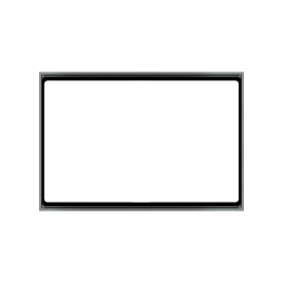 Rectangular Frame FF Form (86x126) Metal Carbon