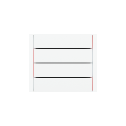 Ekinex накладка Form/Flank/NF 80x20 mm Pure white пластик EK-TRO-GAR-