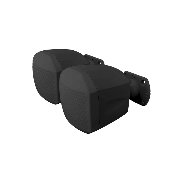 On-wall speaker 40W black IP66 (pair)