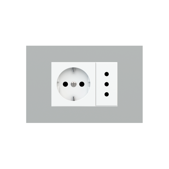 Ekinex plāksne Form/Flank/NF 80x121 mm pelēks Fenix NTM EK-PRG-FGE