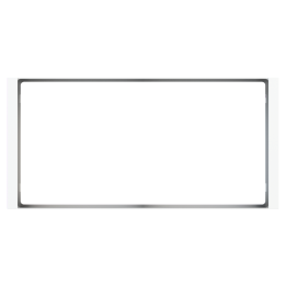 Ekinex plāksne FF 80x165 mm Pure white plastmasa EK-FL2-GAR