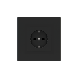 Ekinex plāksne 20venti 98x98 mm Black Ingo Fenix NTM EK-SQG-FNI