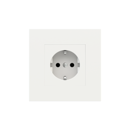 Ekinex накладка 20venti 98x98 mm White Malè Fenix NTM EK-SQG-FBM