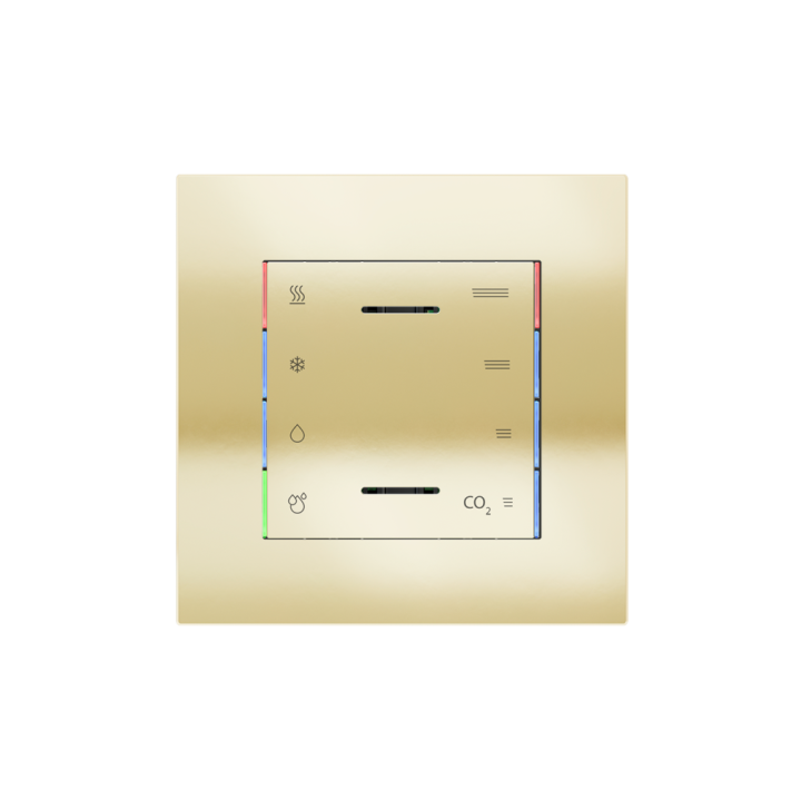 Ekinex plāksne 71 60x60 mm Champagne metāls EK-T1Q-CHA-ET2