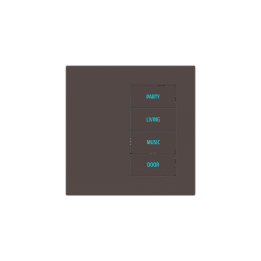 Ekinex plāksne 20venti 87x87 mm Cocoa Orinoco Fenix NTM EK-DQT-FCC