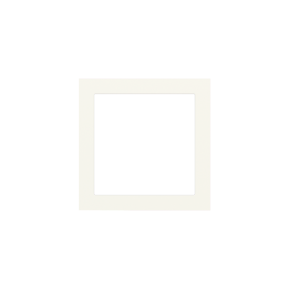 Ekinex накладка Form/Flank/NF 80x80 mm белый пластик EK-PQS-GAA