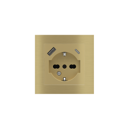 Ekinex накладка Form/Flank/NF 80x80 mm латунь металл EK-PQG-GBB