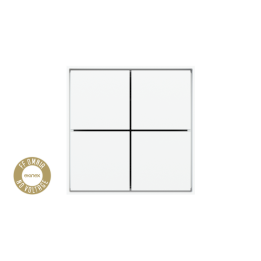 Ekinex plāksne Form/Flank/NF 40x40 mm balts plastmasa EK-TQQ-GAA-