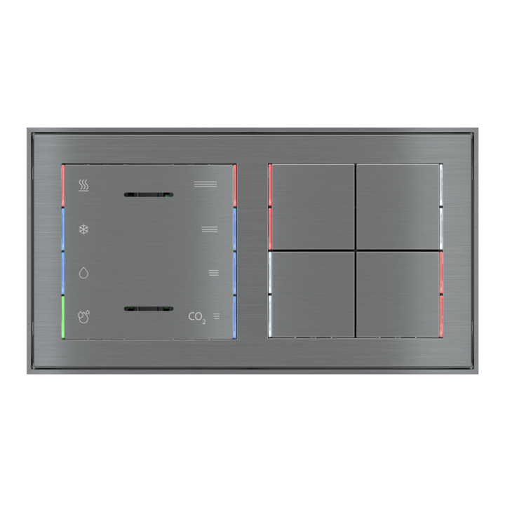 Ekinex plāksne 71 30x30 mm titāns metāls EK-T4Q-GBS