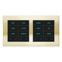 Ekinex plāksne 20venti 87x158 mm Champagne metāls EK-D2S-CHA