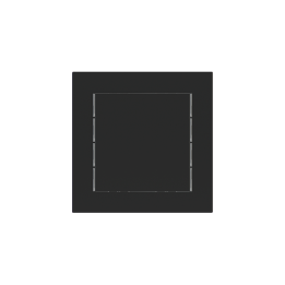 kit 1 rocker 71 serie Square with symbols (60X60) Fenix NTM Black Ingo