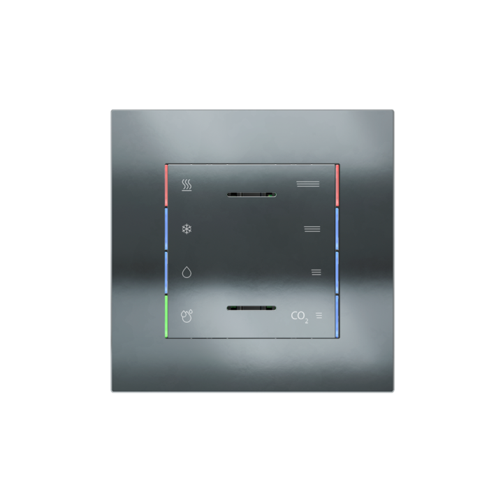kit 1 rocker 71 serie Square ET2 (60X60) Metal HT Black