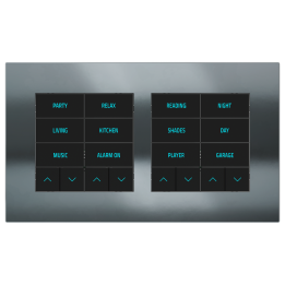 Ekinex накладка 20venti 98x168 mm черный металл EK-S2S-CBM