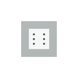 Ekinex накладка Form/Flank/NF 80x80 mm серый Fenix NTM EK-PQP-FGE