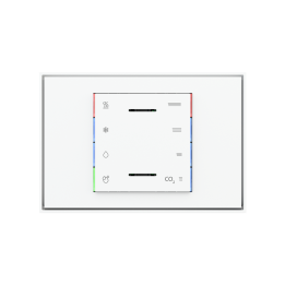 Ekinex накладка FF 86x86 mm Pure white пластик EK-FOQ-GAR