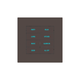 Ekinex накладка 20venti 98x98 mm Cocoa Orinoco Fenix NTM EK-SQS-FCC