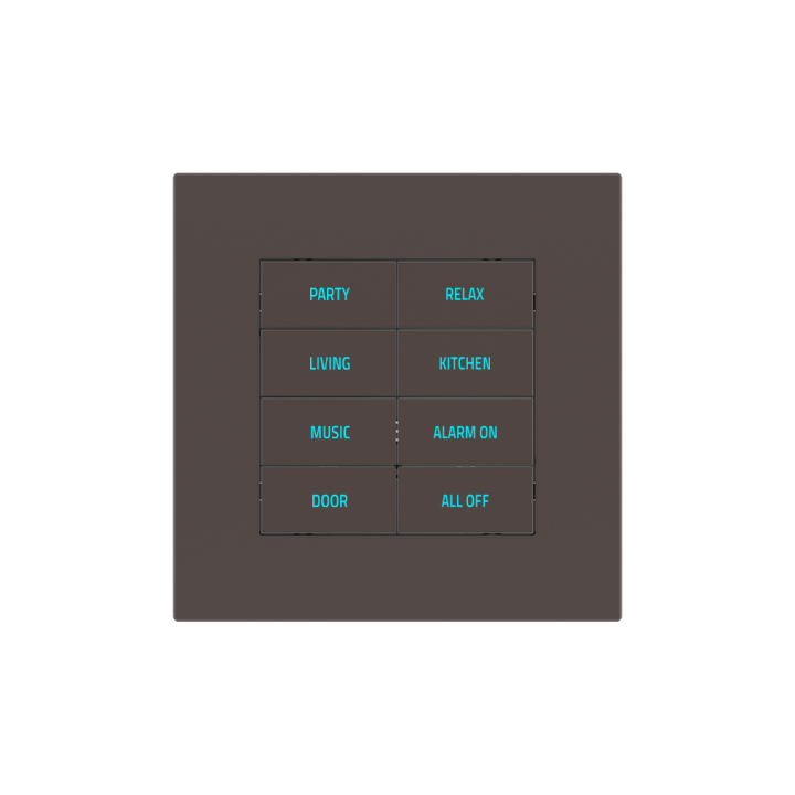 Ekinex накладка 20venti 98x98 mm Cocoa Orinoco Fenix NTM EK-SQS-FCC