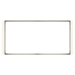 Ekinex накладка FF 80x165 mm белый пластик EK-FL2-GAA
