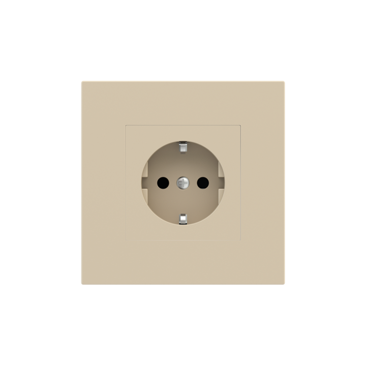 Ekinex накладка 20venti 98x98 mm бежевый Fenix NTM EK-SQG-FBL