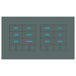 Rectangular Plate Surface (71/20Venti) (98x168) 2 windows (60x60)+(60x60) Fenix NTM Green Commodore
