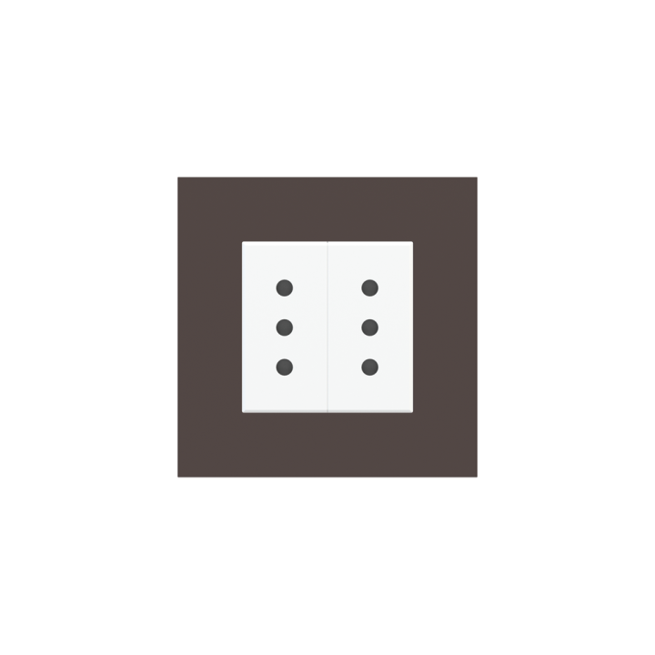 Ekinex plāksne Form/Flank/NF 80x80 mm Cocoa Orinoco Fenix NTM EK-PQP-FCC
