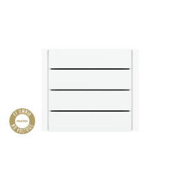 Ekinex выключатель Form/Flank/NF 80x20 mm белый пластик EK-TRO-GAA-
