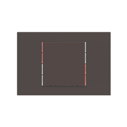 Ekinex выключатель 71 60x60 mm Cocoa Orinoco Fenix NTM EK-T1Q-FCC