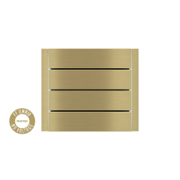 kit 4 rockers FF (Form/Flank/NF) horizontal rectangular (80X20) Metal Brass