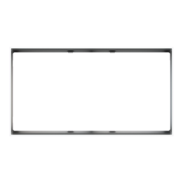 Ekinex plāksne FF 86x157 mm Pure white plastmasa EK-FO2-GAR