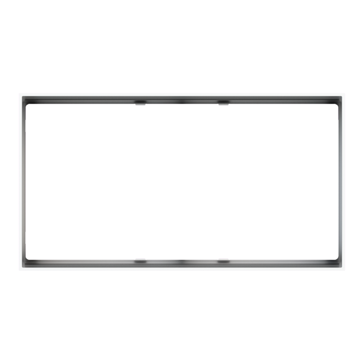 Ekinex plāksne FF 86x157 mm Pure white plastmasa EK-FO2-GAR