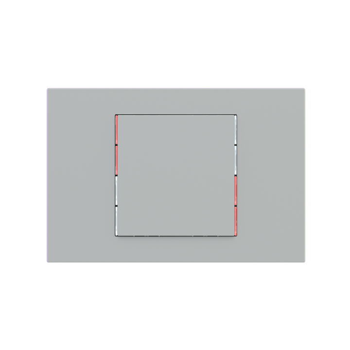 Ekinex plāksne 71 60x60 mm pelēks Fenix NTM EK-T1Q-FGE