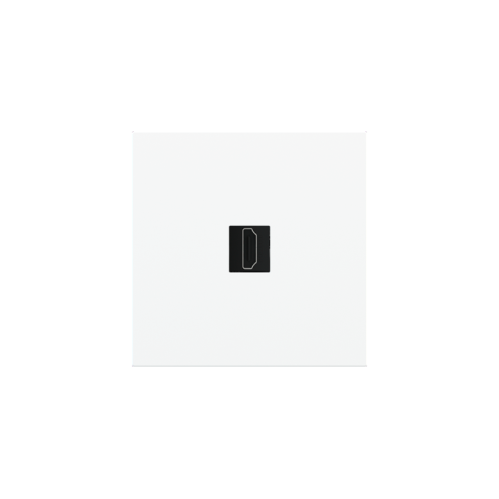 Square magnetic plate for keystone system Proxima series Metal Pure White