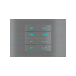 Ekinex plāksne 20venti 87x128 mm titāns metāls EK-DRG-GBS