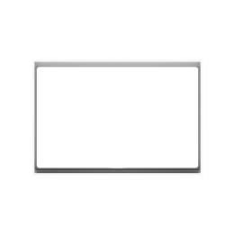 Ekinex накладка FF 86x126 mm Pure white пластик EK-FOR-GAR