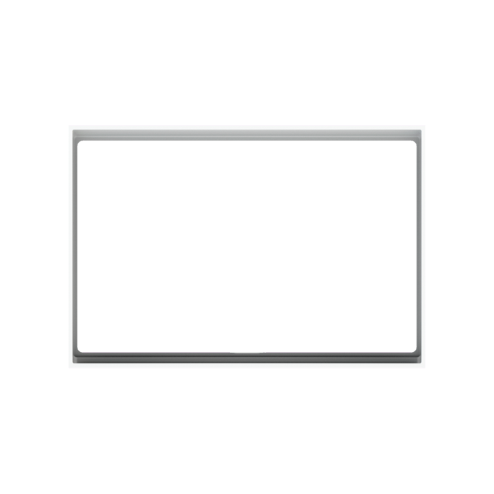 Ekinex накладка FF 86x126 mm Pure white пластик EK-FOR-GAR
