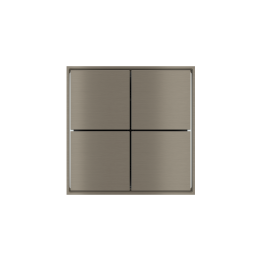 Ekinex plāksne Form/Flank/NF 40x40 mm niķelis metāls EK-TQQ-GBR